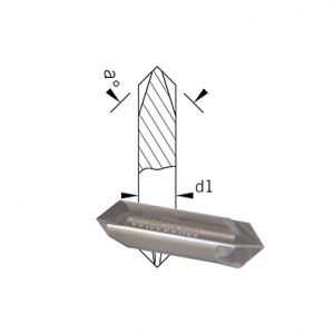 HM-Entgrater 2-seitig ohne Bohrung HM-Entgrater 2-seitig ohne Bohrung